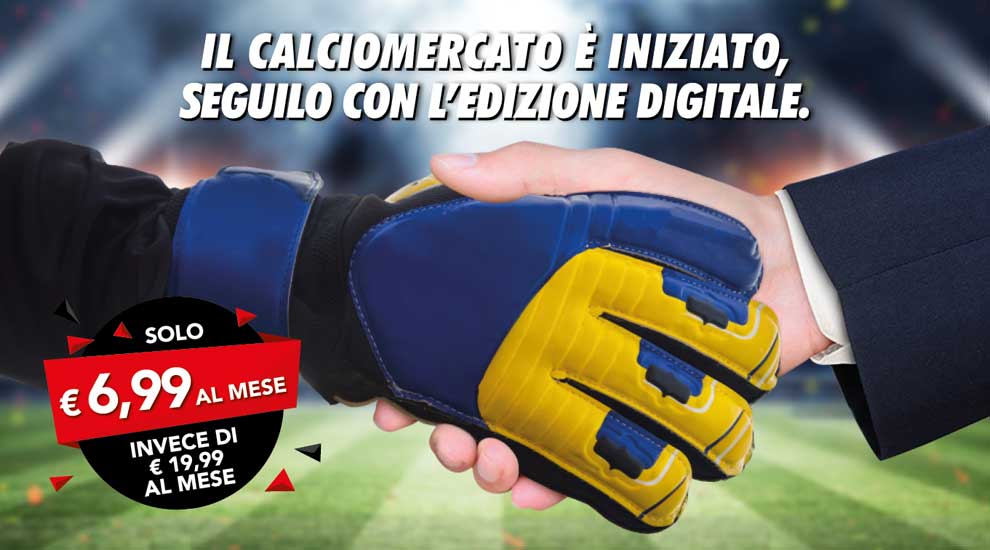 Promozione Edizione Digitale 6,99€ al mese anzichè 19,99€ (durata 3 mesi) - Corriere dello Sport - Stadio